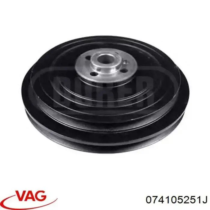 Koło pasowe wału korbowego VAG 074105251J cena, od 83,43 USD