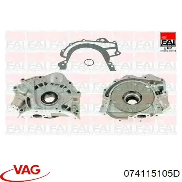 Pompa oleju VAG 074115105D