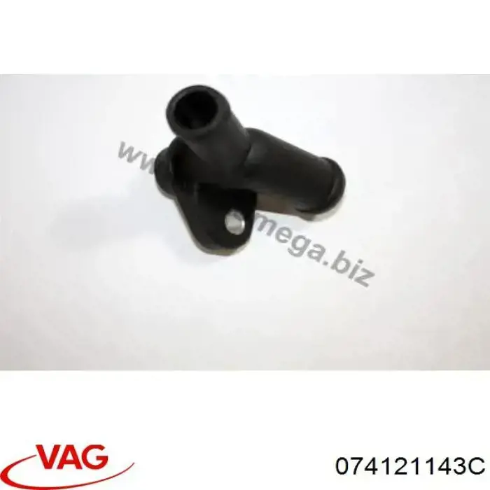 Kołnierz układu chłodzenia (trójnik) VAG 074121143C cena, od 5,96 USD