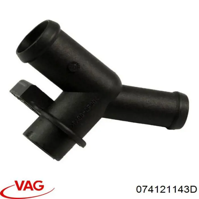 Kołnierz układu chłodzenia (trójnik) VAG 074121143D cena, od 3,09 USD