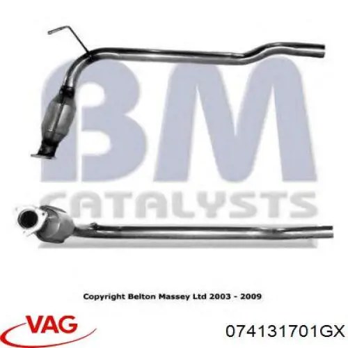 Konwerter-katalizator VAG 074131701GX cena, od 104,64 USD