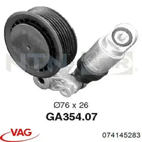 Do koszyka 074145283 VAG Napinacz paska napędowego