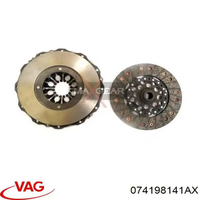 Zestaw sprzęgła (3 części) VAG 074198141AX cena, od 115,54 USD