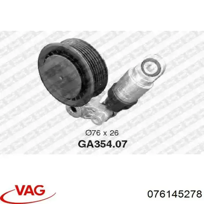 Do koszyka 076145278 VAG Rolka napinacza paska napędowego