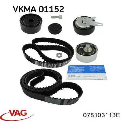 Zaślepka głowicy cylindrów/bloku cylindrów VAG 078103113E