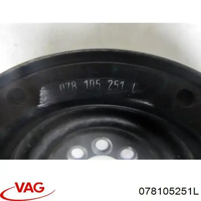 078105251L VAG Koło pasowe wału korbowego