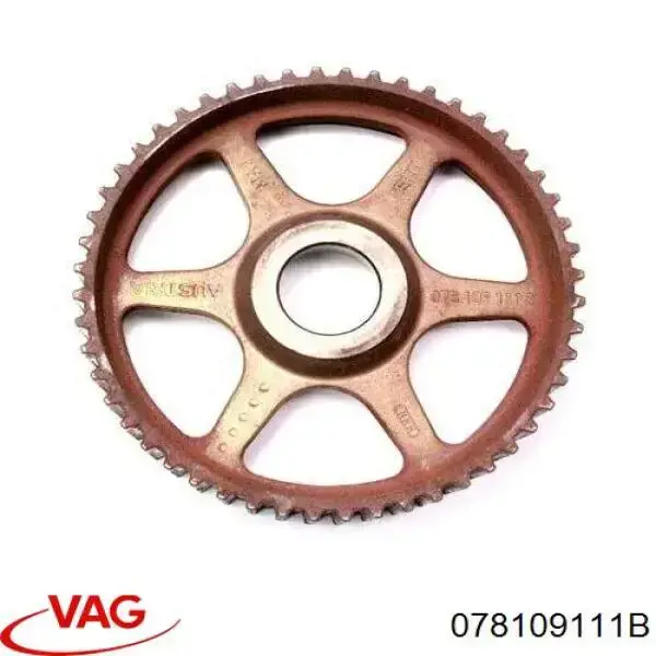 Koło zębatewalcowe wałka rozrządu silnika 078109111B VAG