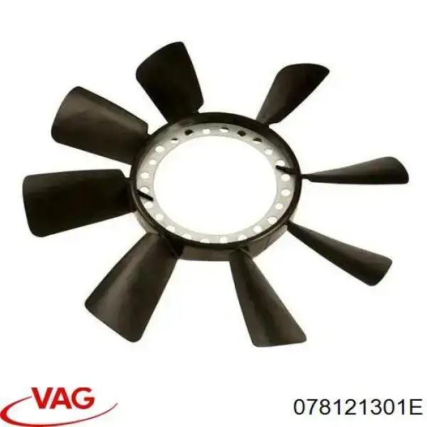 Wentylator (wirnik) chłodnicy VAG 078121301E cena, od 26,54 USD