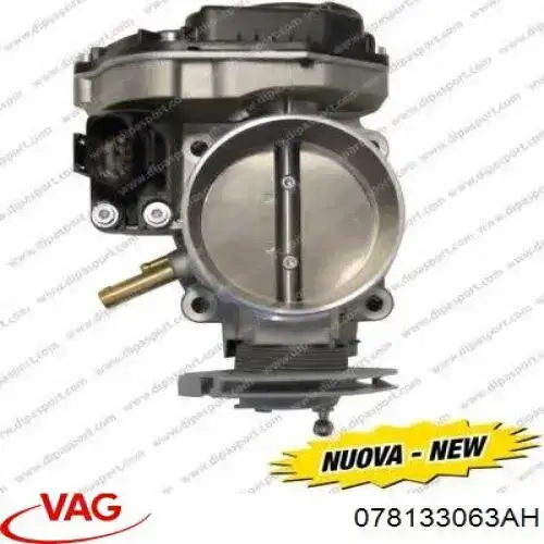 Przepustnica, komplet 078133063AH VAG