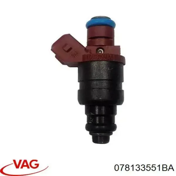 Do koszyka 078133551BA VAG Wtryskiwacz paliwa