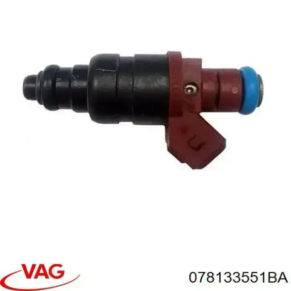 Wtryskiwacz paliwa 078133551BA VAG