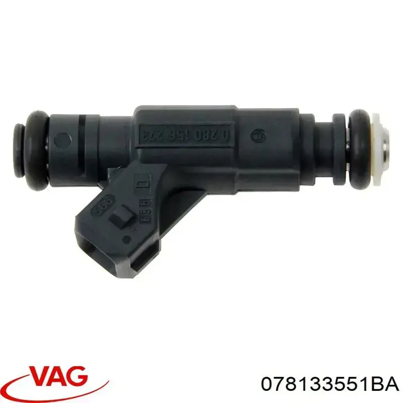Do koszyka 078133551BA VAG Wtryskiwacz paliwa