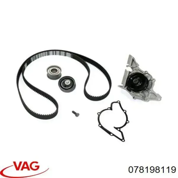 Pasek rozrządu, zestaw VAG 078198119