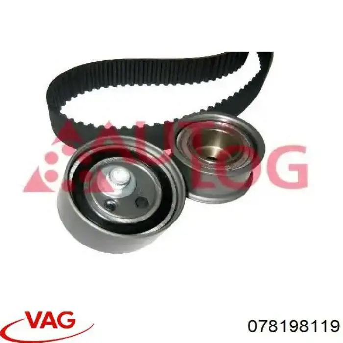 Pasek rozrządu, zestaw VAG 078198119 cena, od 133,86 USD