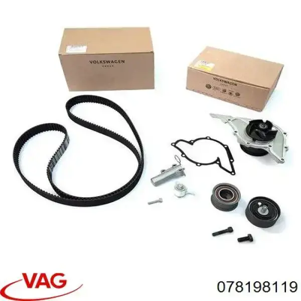 078198119 VAG Pasek rozrządu, zestaw
