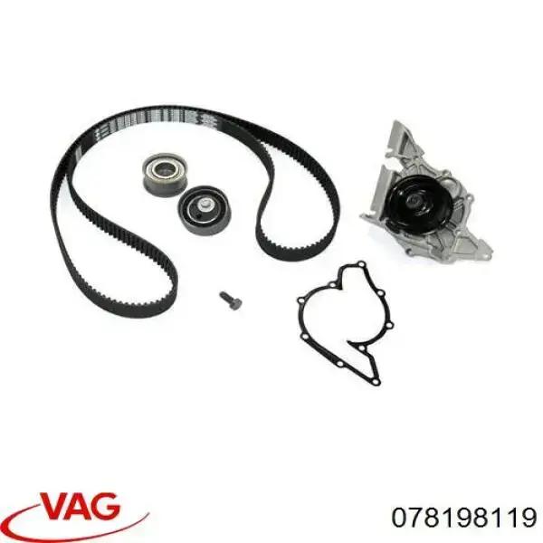 Do koszyka 078198119 VAG Pasek rozrządu, zestaw