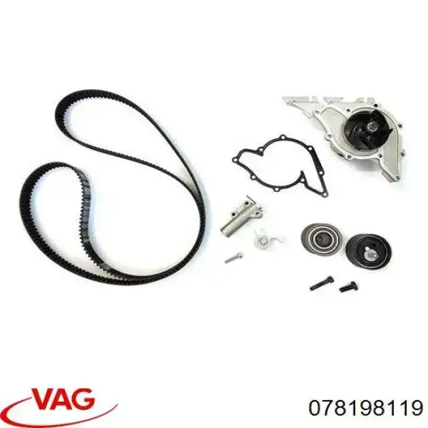Pasek rozrządu, zestaw 078198119 VAG