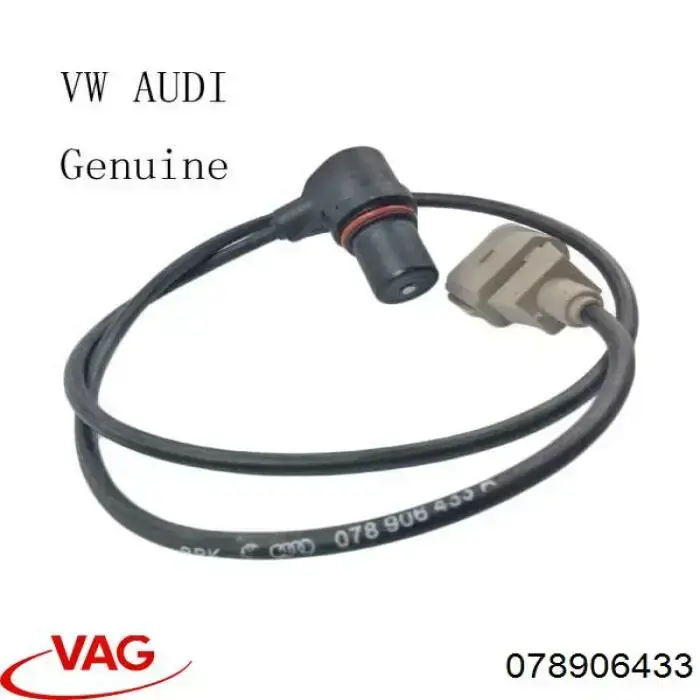 Czujnik położenia wału korbowego VAG 078906433 cena, od 10,79 USD