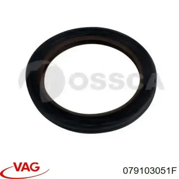 Do koszyka 079103051F VAG Uszczelniacz wału korbowego silnika tylny
