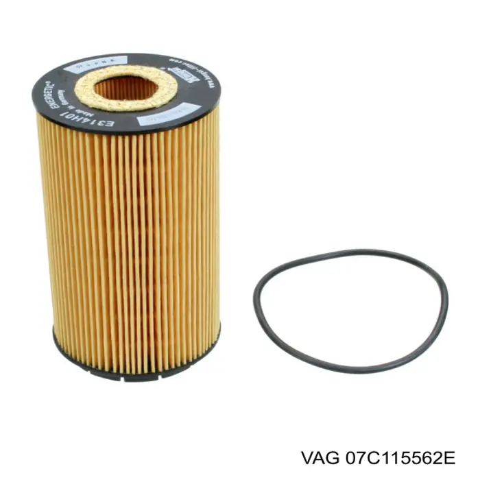 Do koszyka 07C115562E VAG Filtr oleju