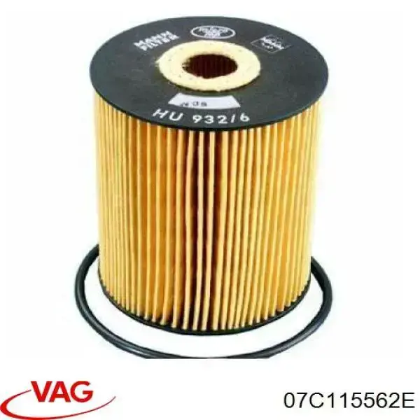 Filtr oleju VAG 07C115562E