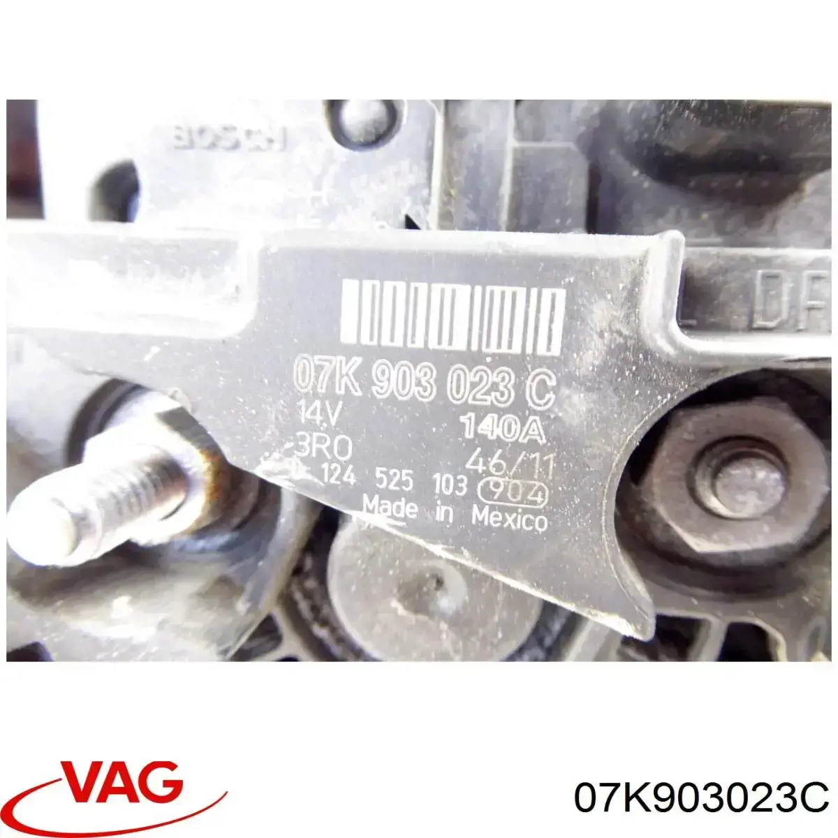 Alternator 07K903023C VAG