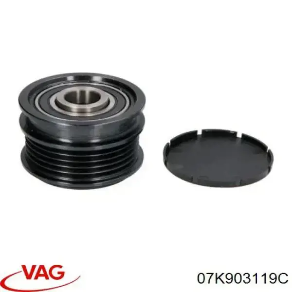 Koło pasowe alternatora 07K903119C VAG