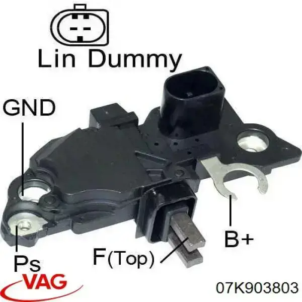 Regulator alternatora (przekaźnik ładowania) VAG 07K903803 cena, od 42,55 USD