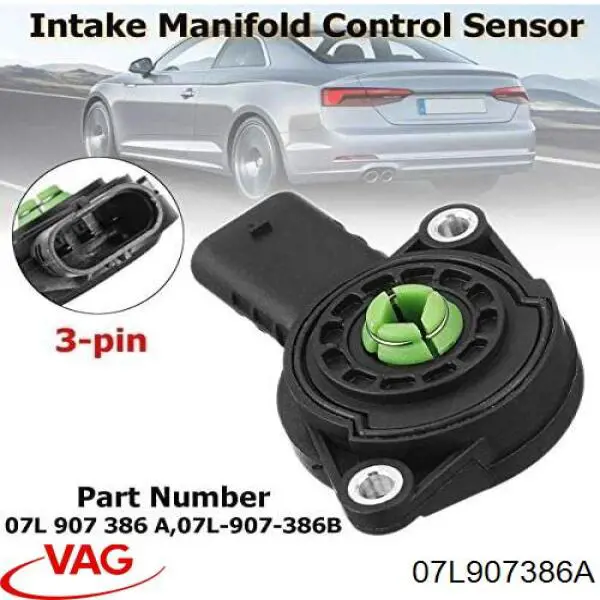 Do koszyka 07L907386A VAG Czujnik położenia przepustnicy (potencjometr)
