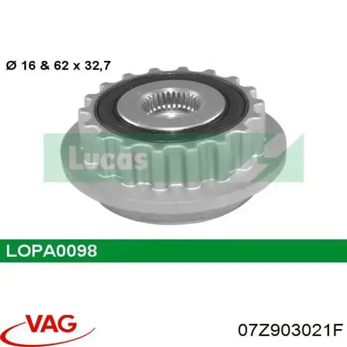 Alternator VAG 07Z903021F cena, od 398,81 USD