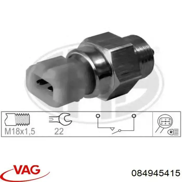084945415 VAG Czujnik włączania światła cofania