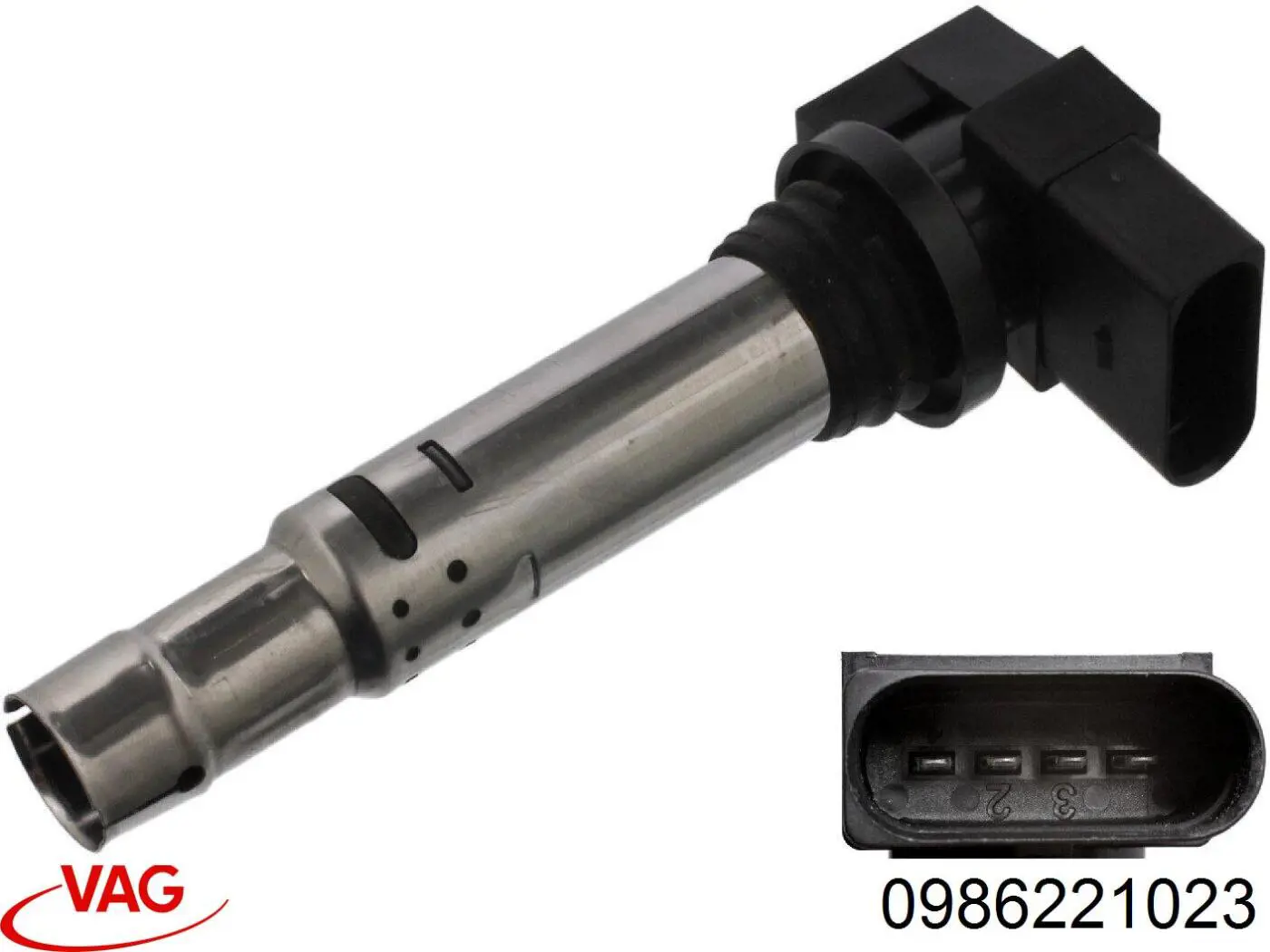Do koszyka 0986221023 VAG Cewka zapłonowa