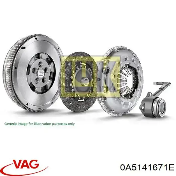 Cylinder roboczy sprzęgła (wysprzęglik) w komplecie z łożyskiem wyciskowym VAG 0A5141671E cena, od 51,01 USD