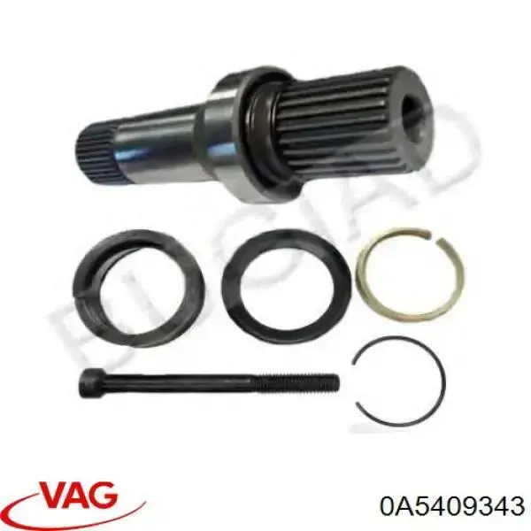 Do koszyka 0A5409343 VAG Wał napędowy półosi pośredni