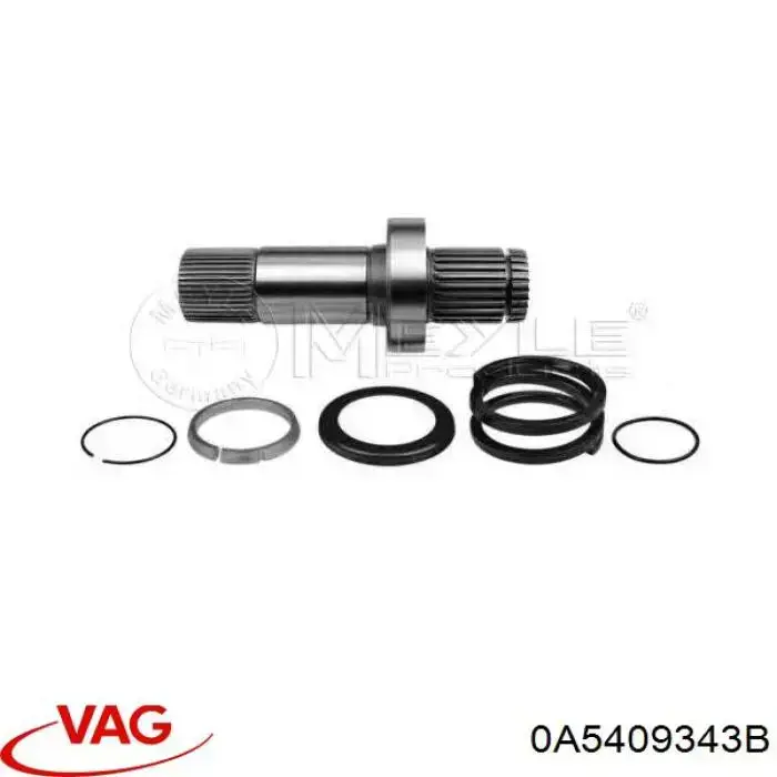 0A5409343B VAG Wał napędowy półosi pośredni