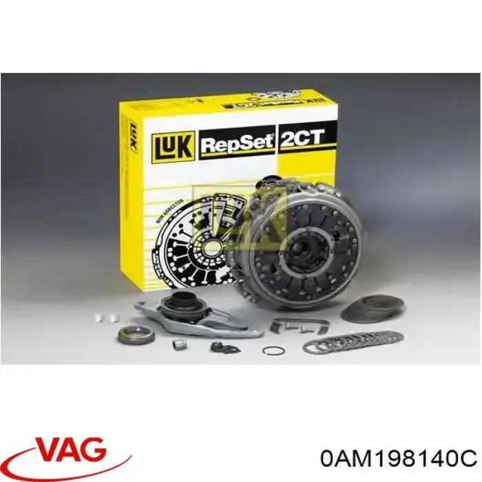 0AM198140C VAG Zestaw sprzęgła (3 części)