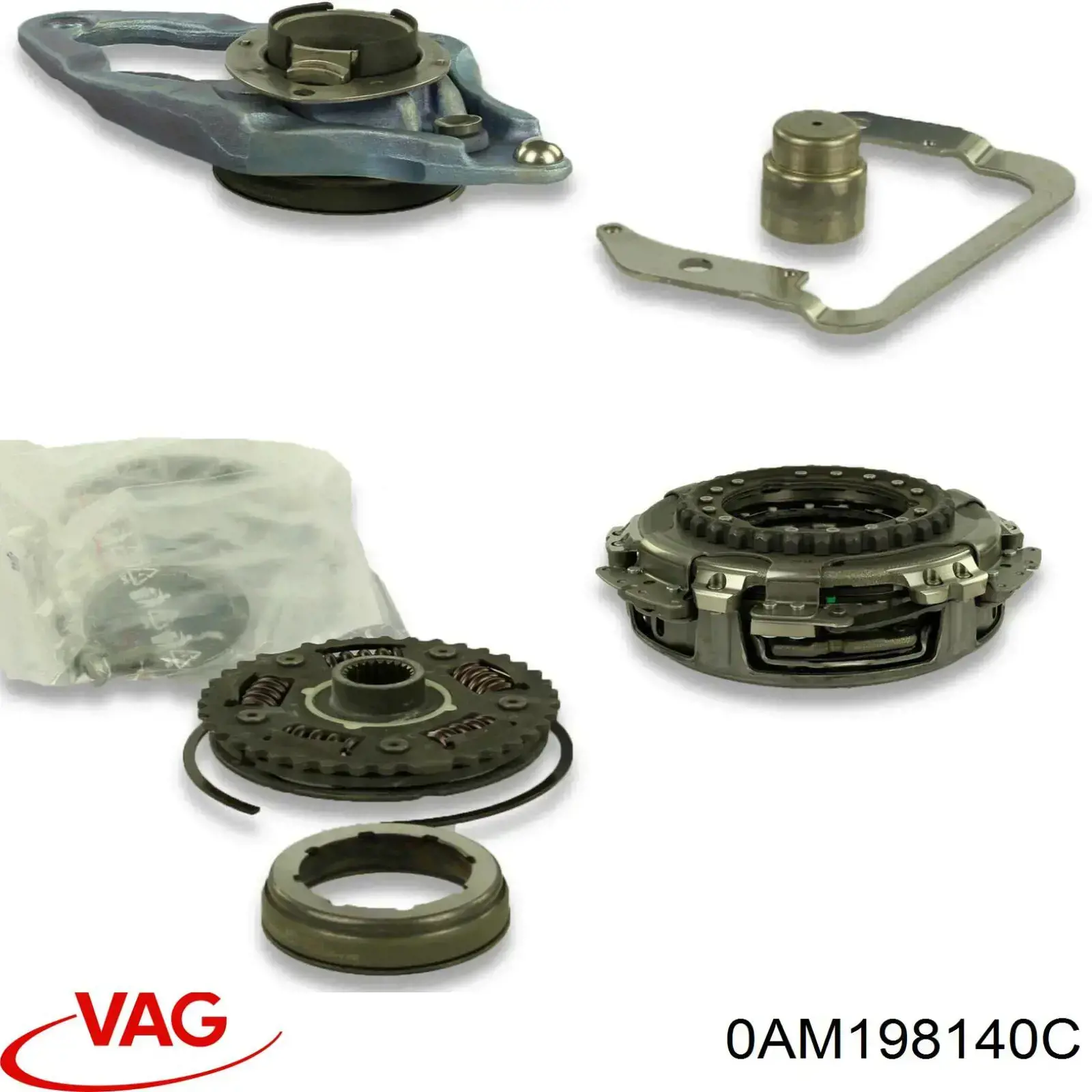 Zestaw sprzęgła (3 części) VAG 0AM198140C cena, od 740,00 USD