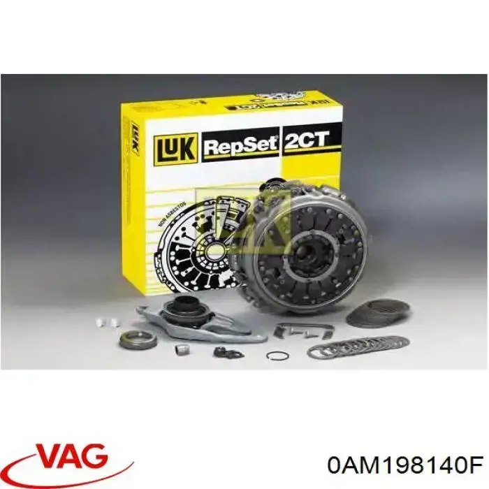 Zestaw sprzęgła (3 części) VAG 0AM198140F cena, od 382,38 USD