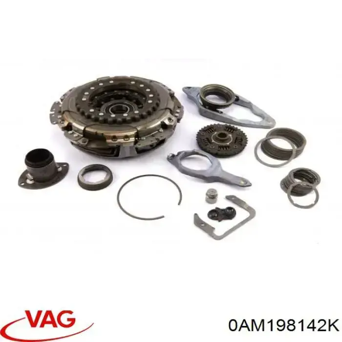 0AM198142K VAG Zestaw sprzęgła (3 części)
