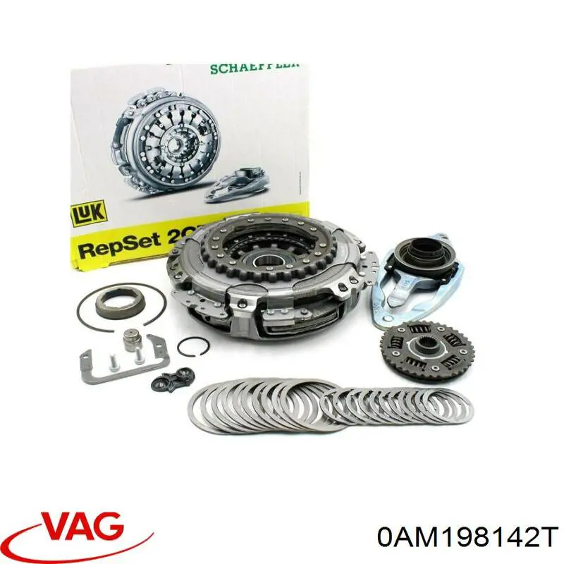 Zestaw sprzęgła (3 części) VAG 0AM198140K cena, od 873,17 USD