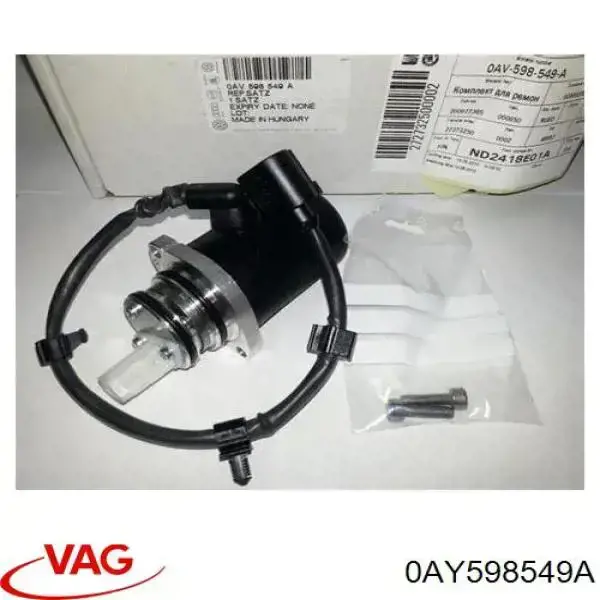 Do koszyka 0AY598549A VAG Pompa sprzęgła Haldex