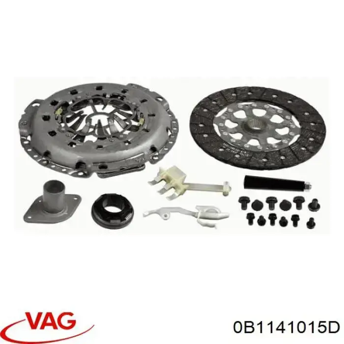 Zestaw sprzęgła (3 części) VAG 0B1141015D cena, od 296,25 USD