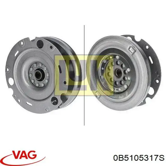 0B5105317S VAG Koło zamachowe silnika
