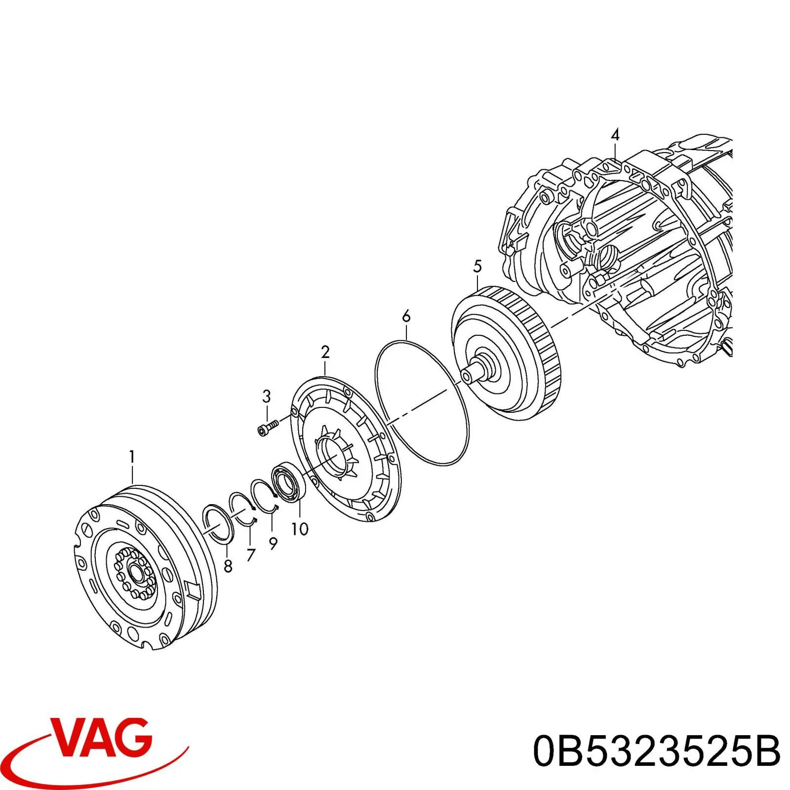 Uszczelka miski automatycznej/mechanicznej skrzyni biegów VAG 0B5323525B cena, od 31,92 USD