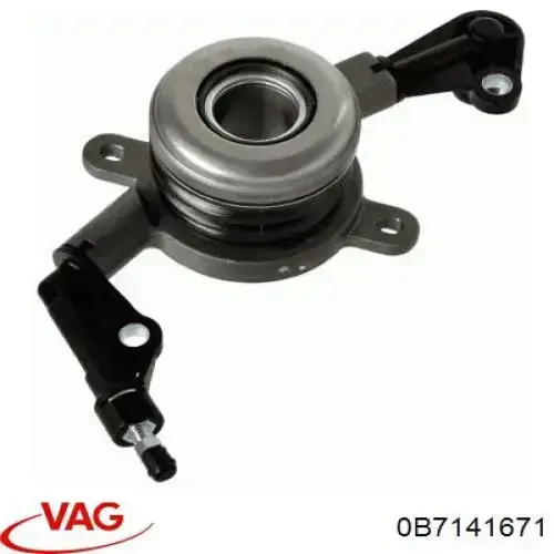 Do koszyka 0B7141671 VAG Cylinder roboczy sprzęgła (wysprzęglik) w komplecie z łożyskiem wyciskowym