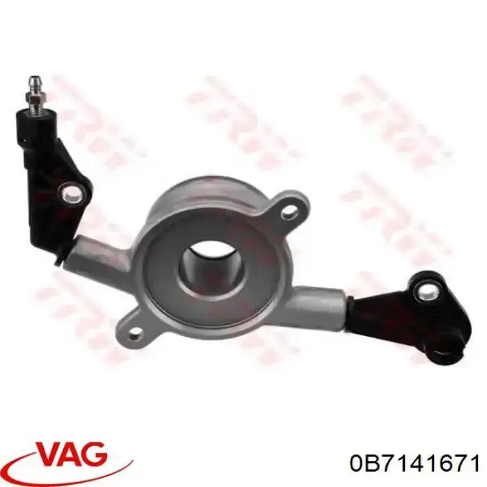 Cylinder roboczy sprzęgła (wysprzęglik) w komplecie z łożyskiem wyciskowym VAG 0B7141671 cena, od 61,76 USD