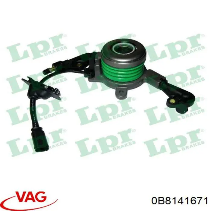 Cylinder roboczy sprzęgła (wysprzęglik) w komplecie z łożyskiem wyciskowym VAG 0B8141671 cena, od 156,93 USD
