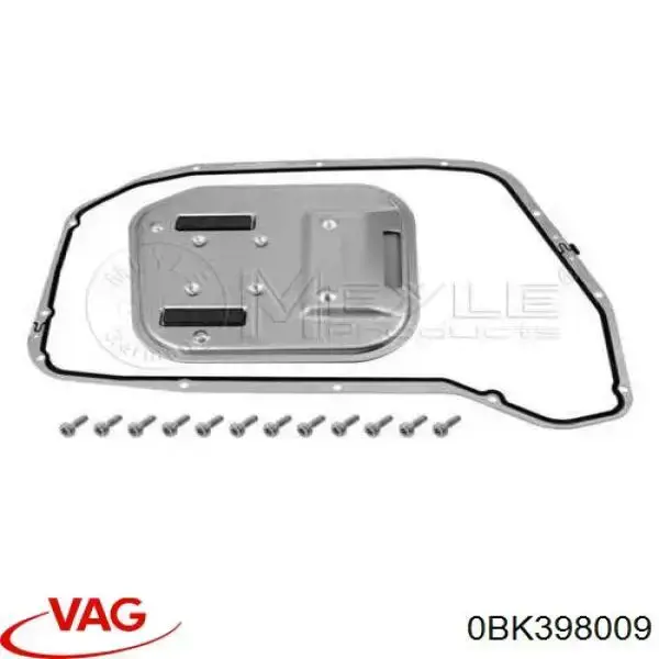 Filtr automatycznej skrzyni biegów VAG 0BK398009 cena, od 37,58 USD