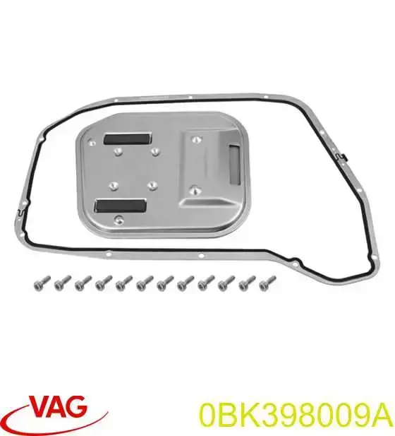Filtr automatycznej skrzyni biegów VAG 0BK398009A cena, od 37,61 USD