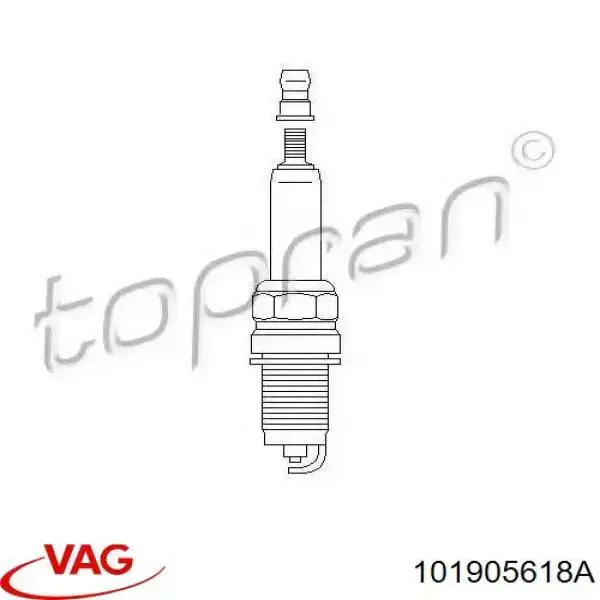 Świeca zapłonowa VAG 101905618A